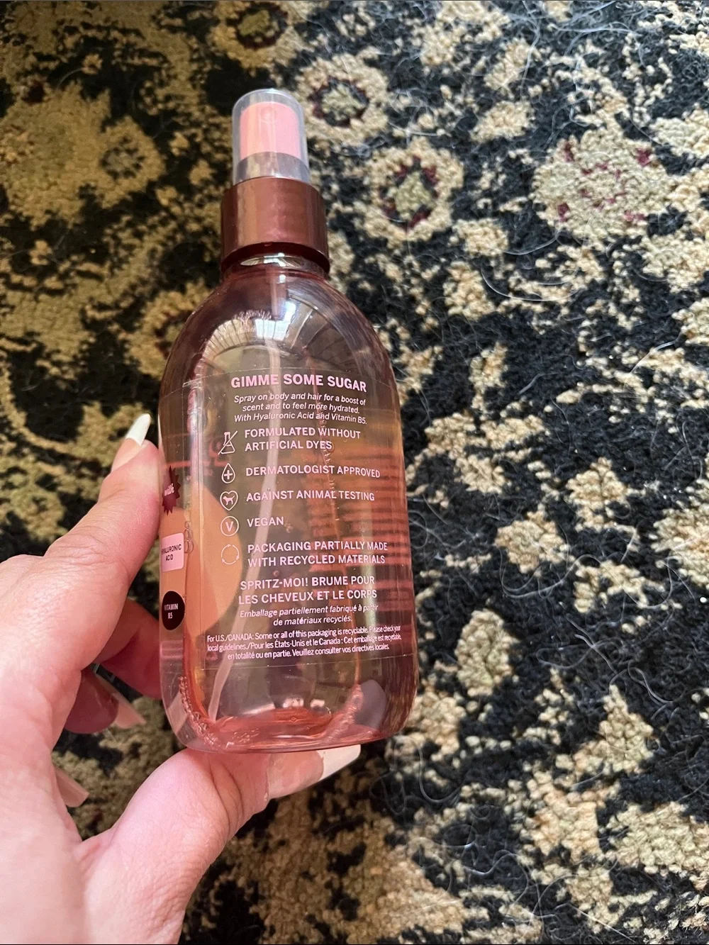 PINK Victoria's Secret Brown Sugar Pink Body & Hair Mist - Picture 3 of 5